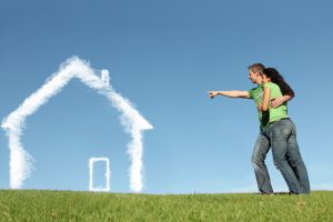 young couple searching for land to build their dream home