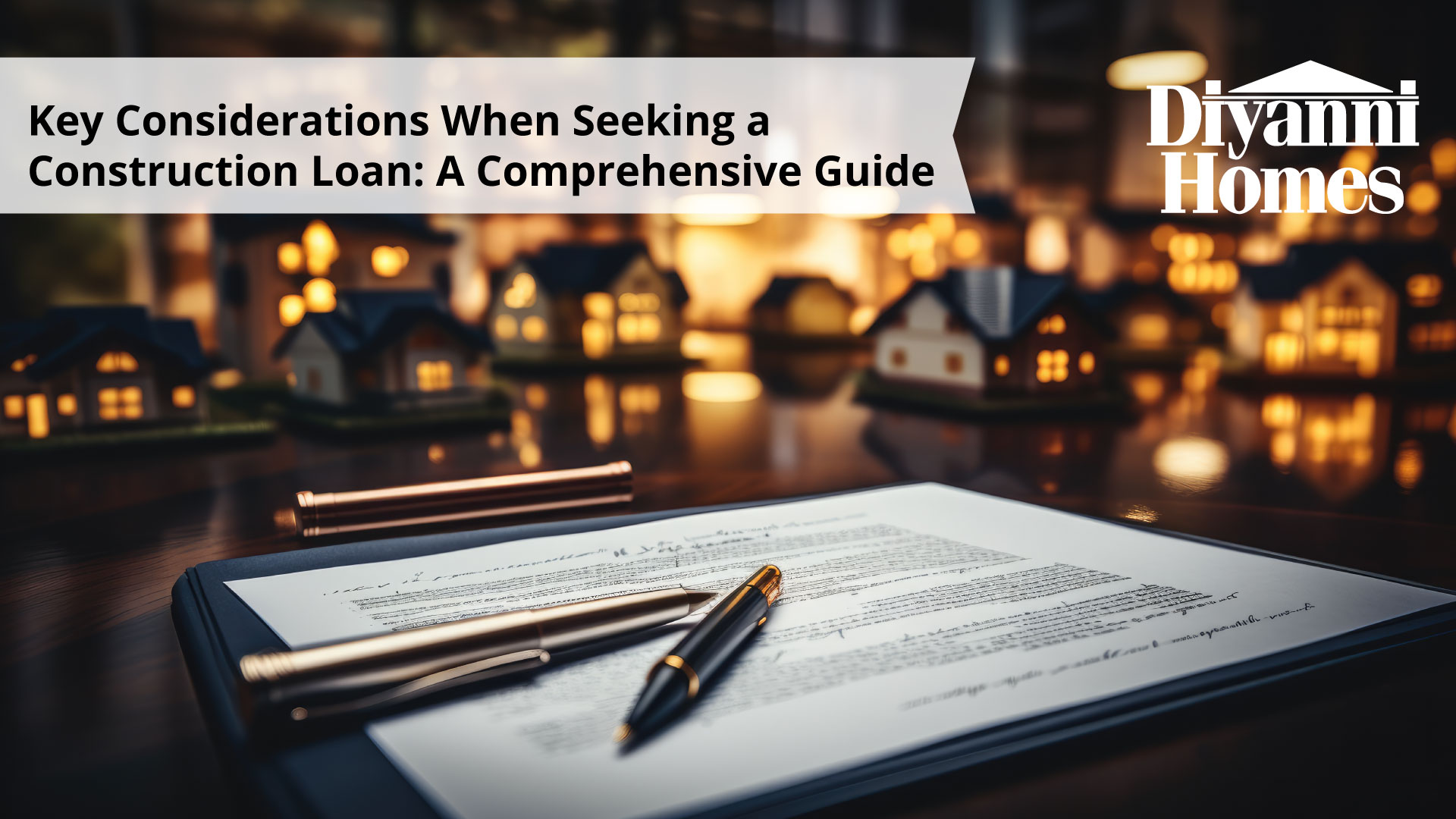 Key Considerations When Seeking A Construction Loan: A Comprehensive Guide