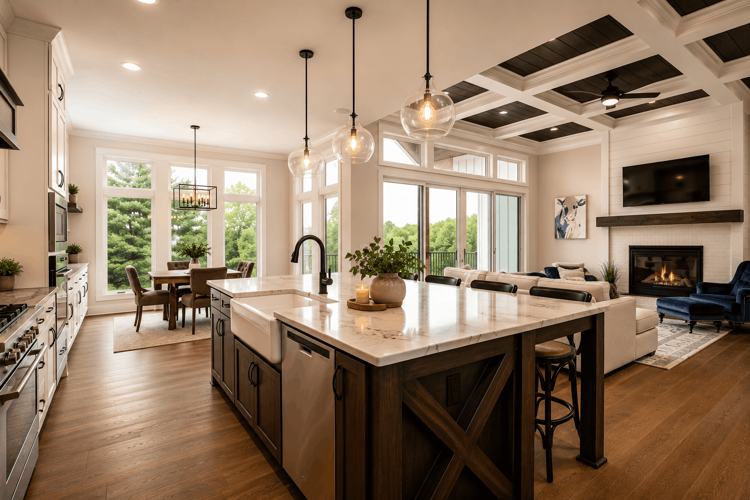 kitchen ranch style home