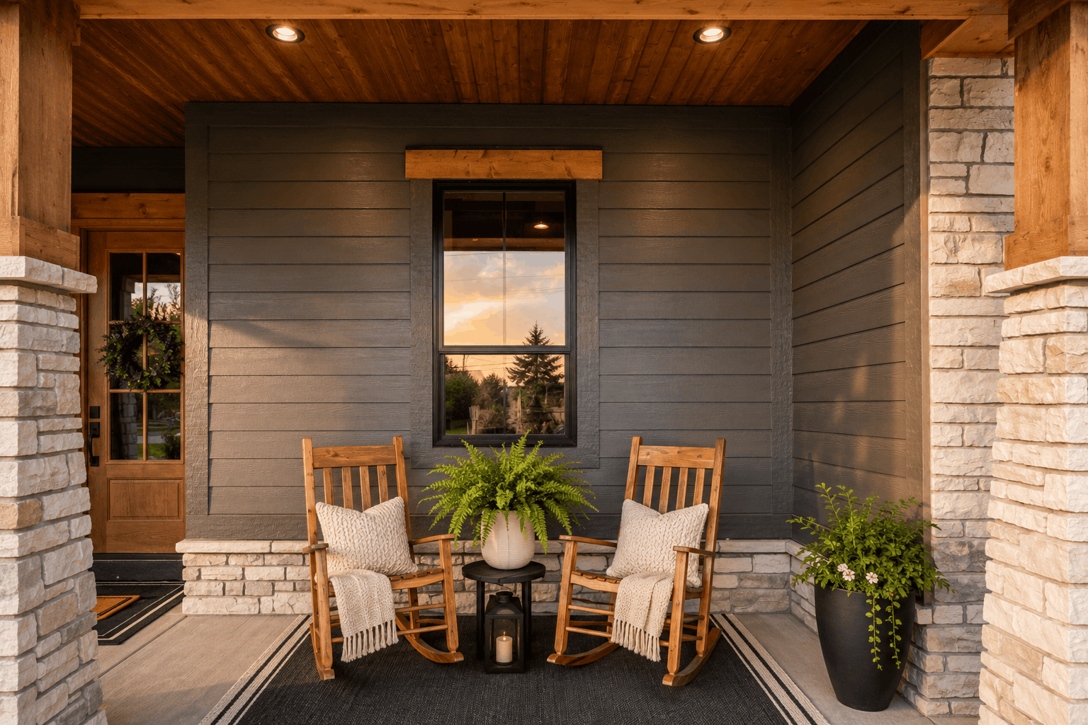 ranch home porch